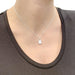 Necklace Hermès “Kelly Cadenas” necklace in white gold, diamonds. 58 Facettes 33483