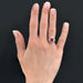 Ring 53 Pigeon’s blood ruby ​​and pear-cut diamond ring 58 Facettes 22-235