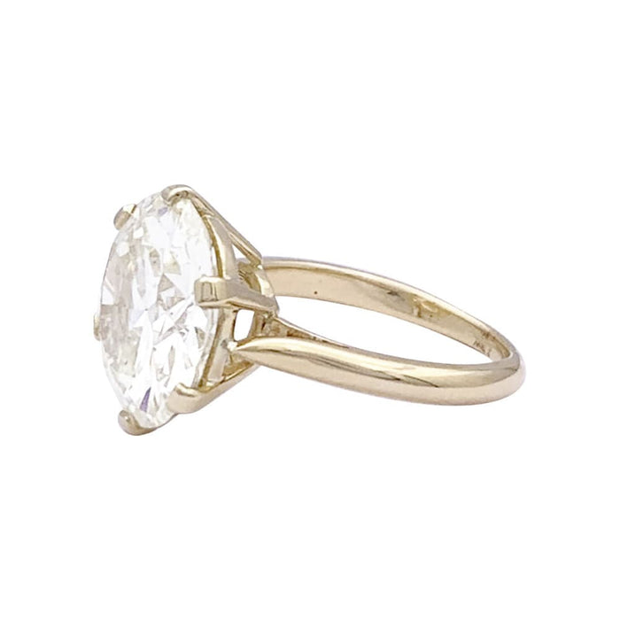 Bague 53 Bague solitaire, or jaune, diamant 7,59 carats. 58 Facettes 33405