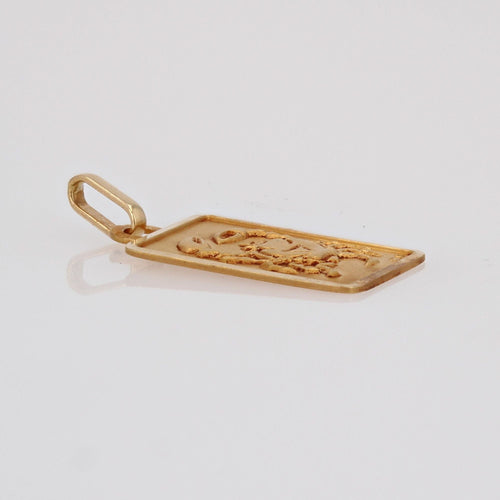 Pendentif Médaille or rose signe cancer 58 Facettes 18-016E