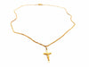 Collier Collier Croix Or jaune 58 Facettes 1636997CN