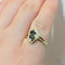 Bague Bague en or jaune diamants et saphirs 58 Facettes 24509
