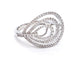 Bague 53 Djula Bague Or blanc Diamant 58 Facettes 00614CN