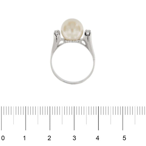 Bague 50 Bague perle et diamants 58 Facettes 27728