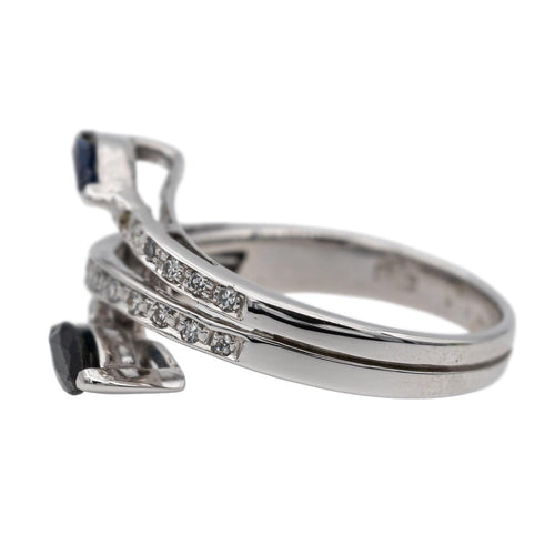 Bague 52 Bague Or blanc Saphir 58 Facettes 2307713CN