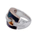 Ring 56 Chimento ring in gold, mother-of-pearl and diamonds. 58 Facettes 32401