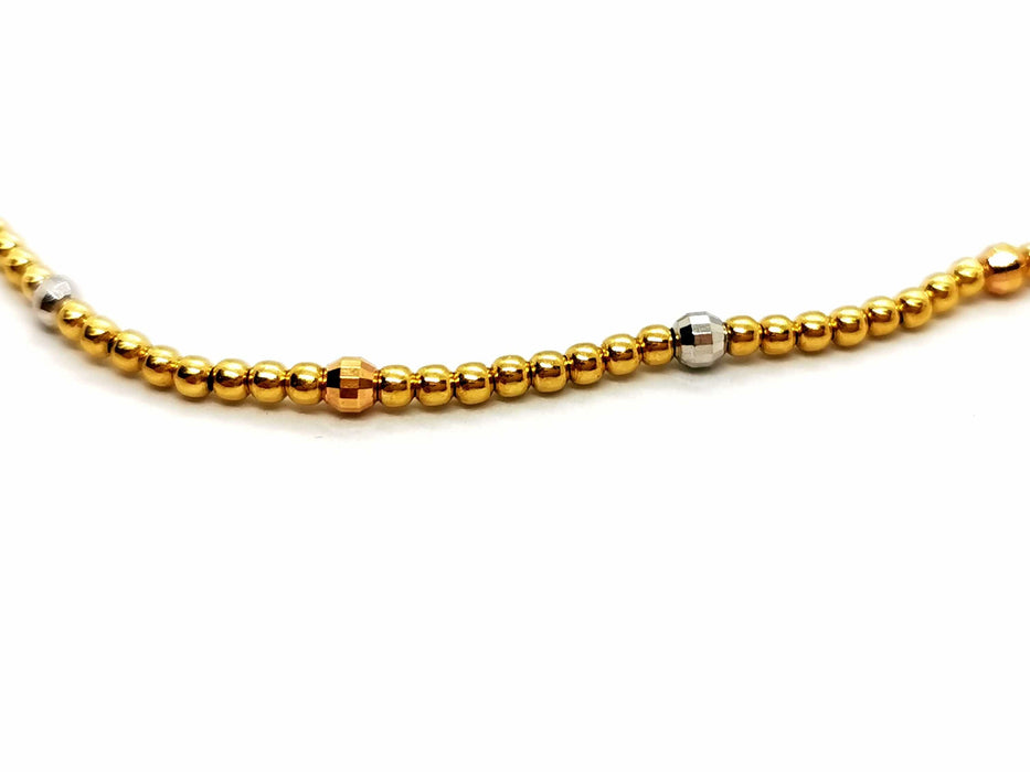 Collier Collier Boules Or jaune 58 Facettes 1269154CN