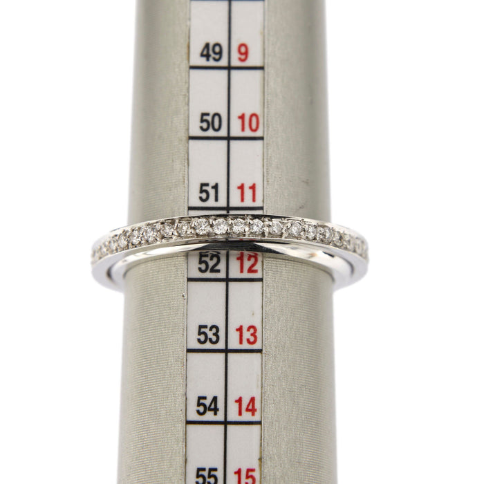 Bague 52 Alliance double diamants 0,46 ct 58 Facettes 10308