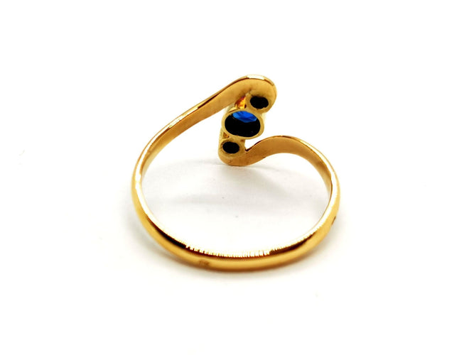 Bague 50 Bague Or jaune 0.15 58 Facettes 1468650CN