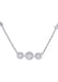 MESSIKA Joy Trilogy Necklace in 750/1000 White Gold 58 Facettes 62402-58415