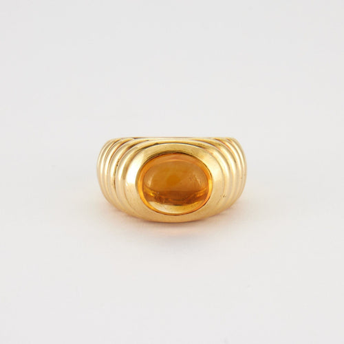 Bague 60 Bague à godrons Citrine 58 Facettes 8475