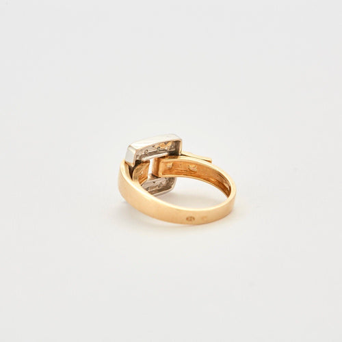 Bague 55 Bague 2 ors boucle Diamants 58 Facettes