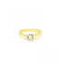 Bague Tour de doigt : 54.5 / Jaune / Or 750‰ Bague Solitaire Diamant 0.20 carat 58 Facettes 220559R