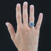 Bague 53 Bague vintage rayonnante saphir diamants 58 Facettes 22-292