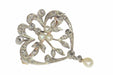 Brooch Pendant brooch with diamonds and seed pearls 58 Facettes 22059-0206