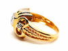 Ring 52 Art Deco Ring Yellow Gold Diamond 58 Facettes 1969308CN