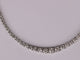 Collier Collier tennis or blanc 58 Facettes NECK379