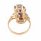 Bague BAGUE STYLE "ART DECO" OR DIAMANTS & SAPHIRS 58 Facettes BO/220088