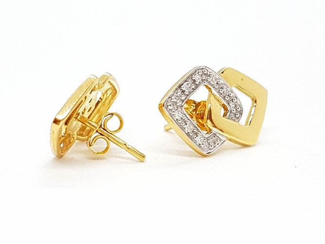 Boucles d'oreilles Boucles d'oreilles Or jaune Diamant 58 Facettes 06440CD