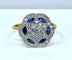 Bague 52 Bague Or jaune et Or blanc Saphirs et Diamants 58 Facettes AB219