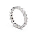 Bague 47 Bague Alliance Or blanc Diamant 58 Facettes 1740946CN