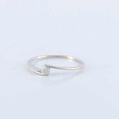 Bague 49 Bague Solitaire Diamant 0.10ct 58 Facettes JE150
