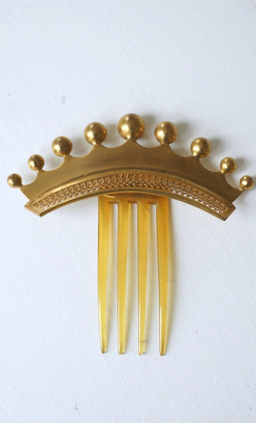 Accessoire Peigne à cheveux ancien couronne 58 Facettes