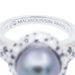 51 Mauboussin Ring Caviar Mon Amour Cocktail Ring White gold Pearl 58 Facettes 2340392CN