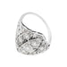 Bague 51 Bague 1920 en or blanc et diamants. 58 Facettes 30712