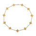 Necklace Van Cleef & Arpels necklace, "Vintage Alhambra", yellow gold. 58 Facettes 32864