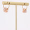 Boucles d'oreilles Petites créoles or jaune et perles rosées 58 Facettes 16-306