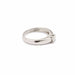 Bague Jonc Solitaire ring in white gold, diamonds 58 Facettes BD181