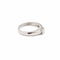 Bague Bague Jonc Solitaire en or gris, diamants 58 Facettes BD181
