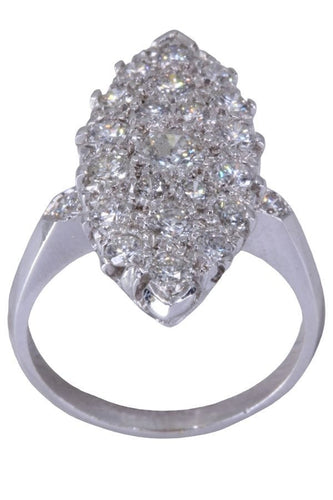 Bague BAGUE MARQUISE DIAMANTS 58 Facettes 075731