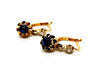 Earrings Sleeper earrings Yellow gold Sapphire 58 Facettes 1265916CD