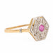 Bague 58 Bague Or jaune Saphir rose 58 Facettes 2419119CN