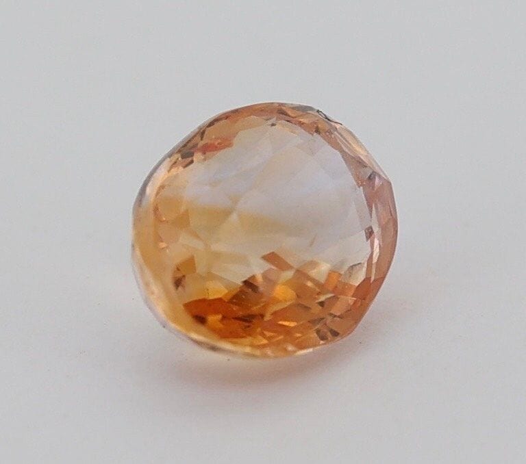 Gemstone Saphir padparadscha 1.10cts non chauffé non traité certificat CGL 58 Facettes 94