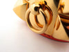HERMES bracelet bracelet dog collar medorcuir swift orange gold 58 Facettes 254417