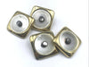 Cufflinks Mother-of-pearl diamond cufflinks 58 Facettes