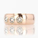 Ring 47 Old rose gold diamond ring 58 Facettes 18-018A