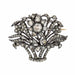 Brooch Brooch old bouquet of diamonds 58 Facettes 10-053