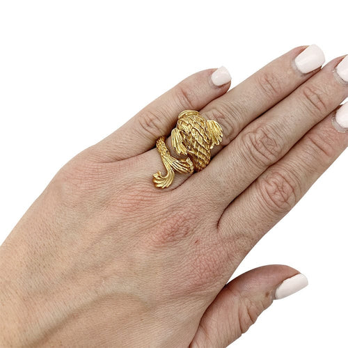 Bague 52 Bague Lalaounis, "Poisson", or jaune. 58 Facettes 30997