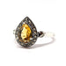 Ring Vintage Ring in Silver & Citrine 58 Facettes