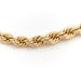 Necklace Twisted mesh necklace Yellow gold 58 Facettes 1833628CN