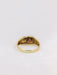 Ring 57 Bangle ring Yellow gold Diamonds Ruby 58 Facettes J196