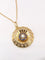 Pendentif Pendentif rond vintage or jaune, diamant et saphirs 58 Facettes J86