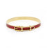 Bracelet Wrist size: 19.2 cm / Yellow / Plated Bracelet Belt buckle HERMÈS 58 Facettes 140079SP