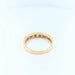 Demi-alliance ring in yellow gold and diamonds 58 Facettes 24505