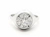 Bague 54 Bague Or blanc Diamant 58 Facettes 00779CN