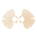 Ginette NY earrings Ginkgo earrings Rose gold 58 Facettes 2484800CN